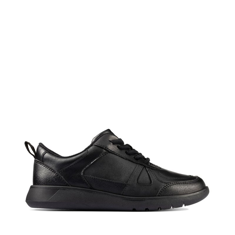 Pantofi Clarks Copii Negrii - Scape Track - 819705-CRI